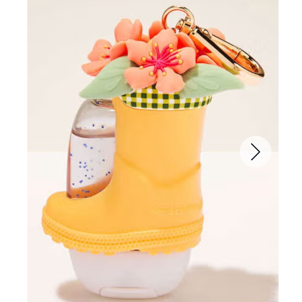 Bath & Body Works Vera Bradley Rain Boot PocketBac Holder with Gingham Cuff